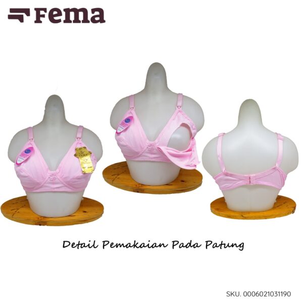 FEMA Official Shop Ecer 1 Pcs BH Bra 3119 Netek Menyusui Maternity - Gambar 4