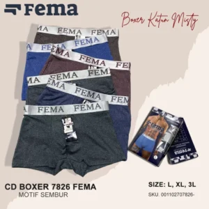 CD Boxer 728 FEMA Motif Sembur Detail Ukuran