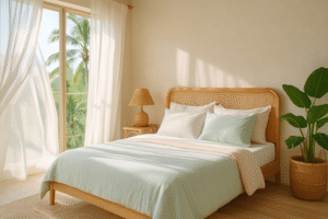 Kamar tidur tropis