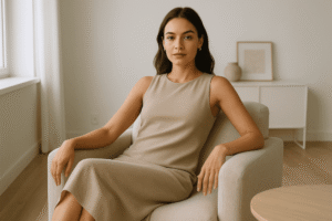 Wanita elegan minimalis