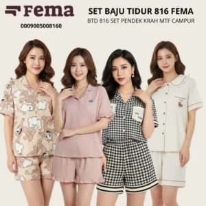 Set baju tidur 816 Fema