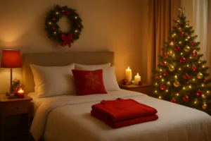 Kamar tidur natal hangat