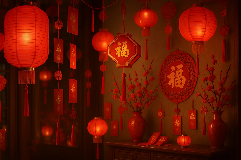 Kenapa Banyak Orang Pakai Celana Dalam Merah Saat Natal dan Tahun Baru? 1 Suasana perayaan tradisional Asia