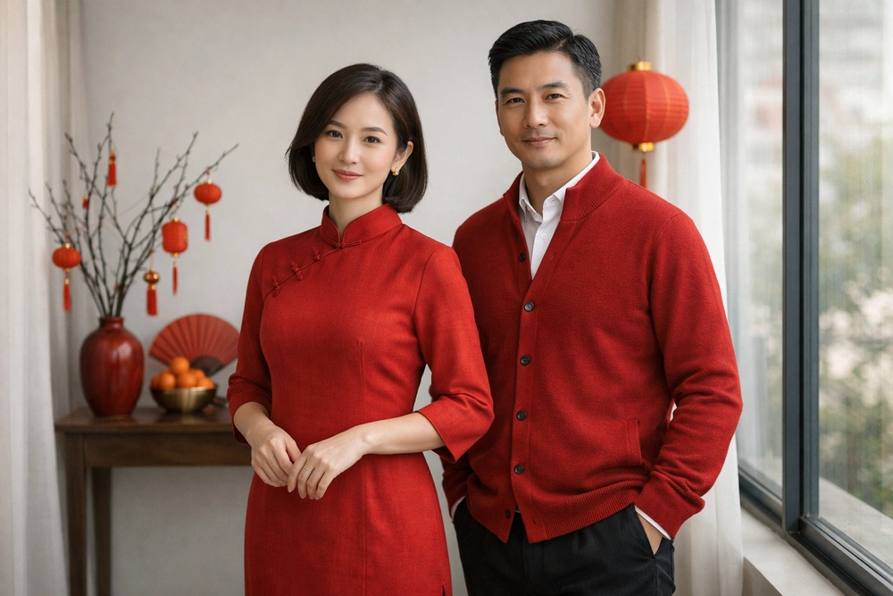 Tradisi Warna Pakaian Dalam Saat Imlek dan Tips Memilih Bahan yang Nyaman 2 Harmoni tradisi modern