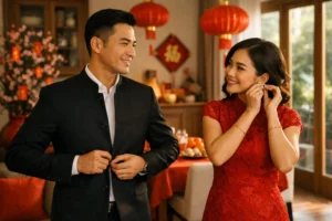 Kehangatan keluarga imlek