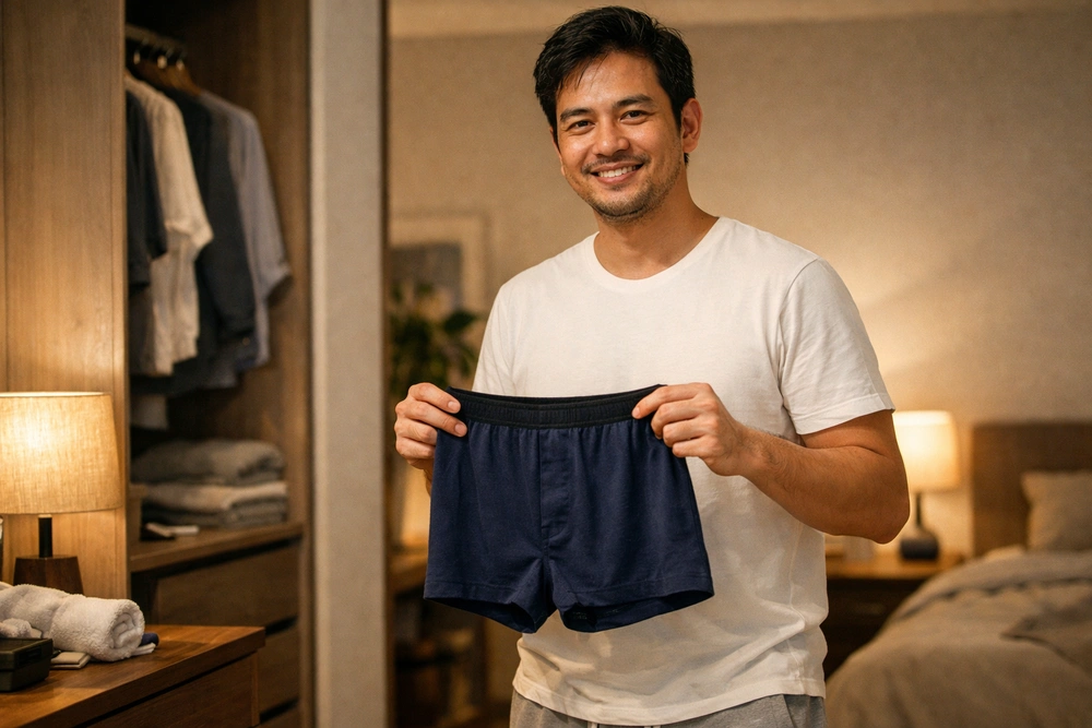Kebiasaan Memakai Boxer yang Sama dari Pagi sampai Malam dan Dampaknya bagi Aktivitas Pria 2 Kenyamanan di malam hari