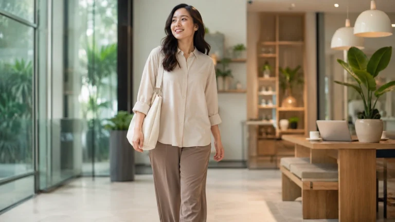 Outfit santai di siang hari