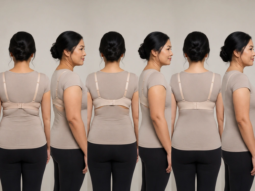 Sudah Pakai Berbagai Model Bra Tapi Lemak Pinggang Masih Terlihat? Ini Penyebab yang Sering Tidak Disadari 1 Perbandingan pemakaian bra